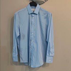 NWOT JM Haggar Men's Light Blue Dress Shirt